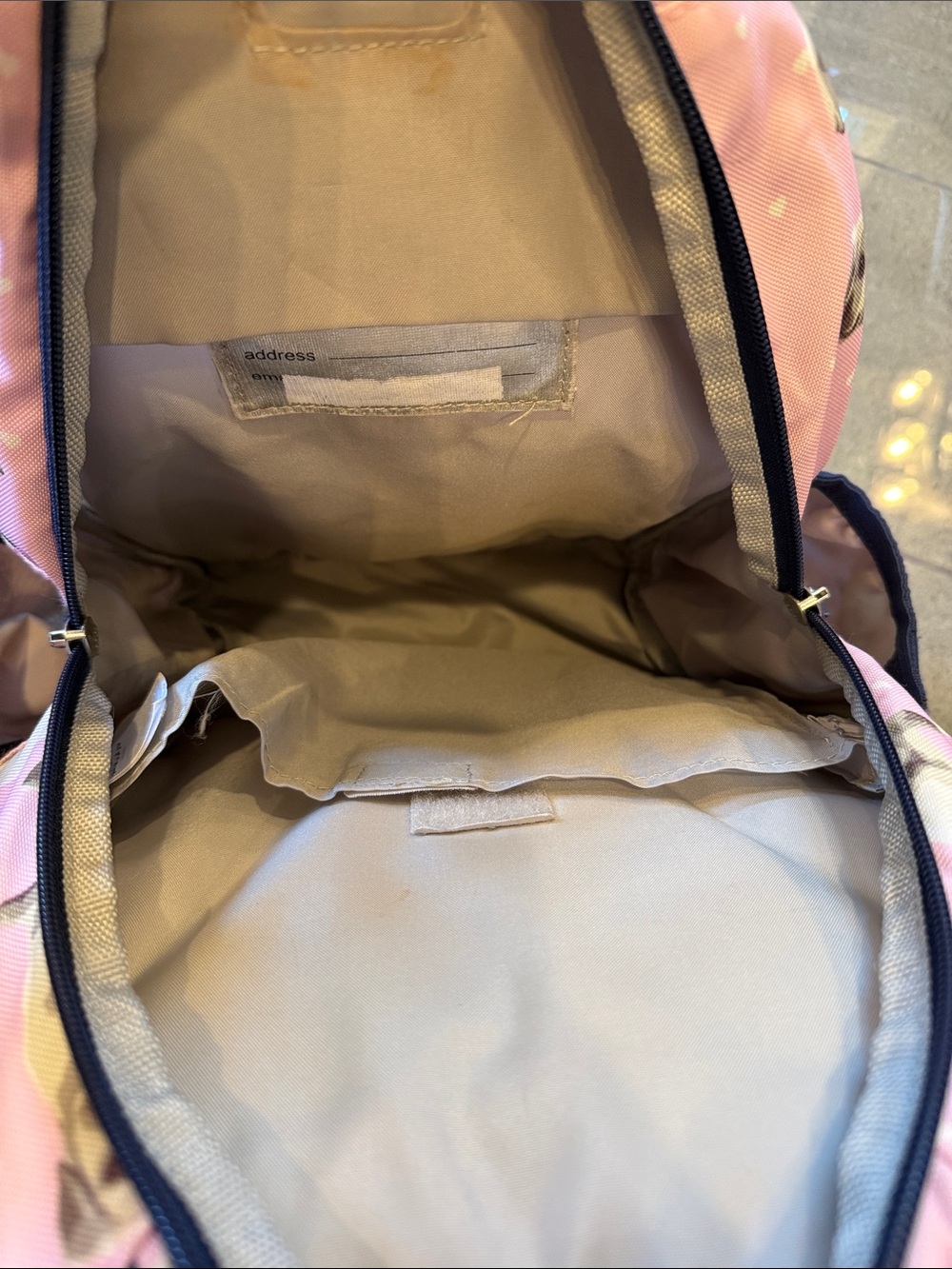 Pottery Barn Kids Pink Dog Print Backpack - Picture 7 of 12